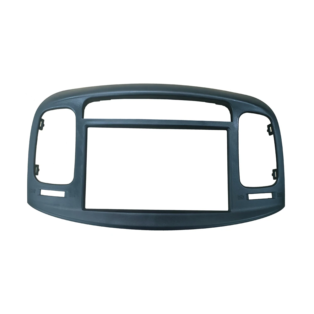 yaocaiss 7 Inch Car Radio Fascia for 2006-2011 Hyundai Accent Panel Dash Kit Install Trim Fascia Air Conditioning Outlet