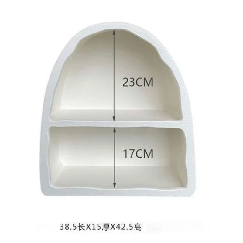 Picture 7: Storage Holders Wall Cabinet Shelf White Simple Racks Arched Cabinet Store Decorative Cabinet Perfume Caps Wardrobe