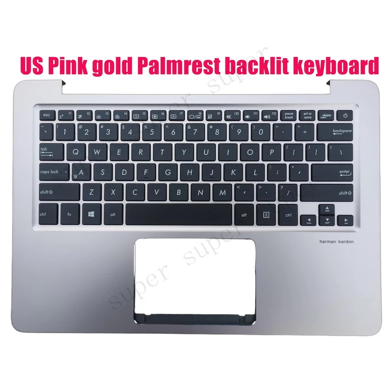 

SSS+ US Pink gold Palmrest backlit keyboard for Asus UX310U UX310UA UX310UQ UX310UF