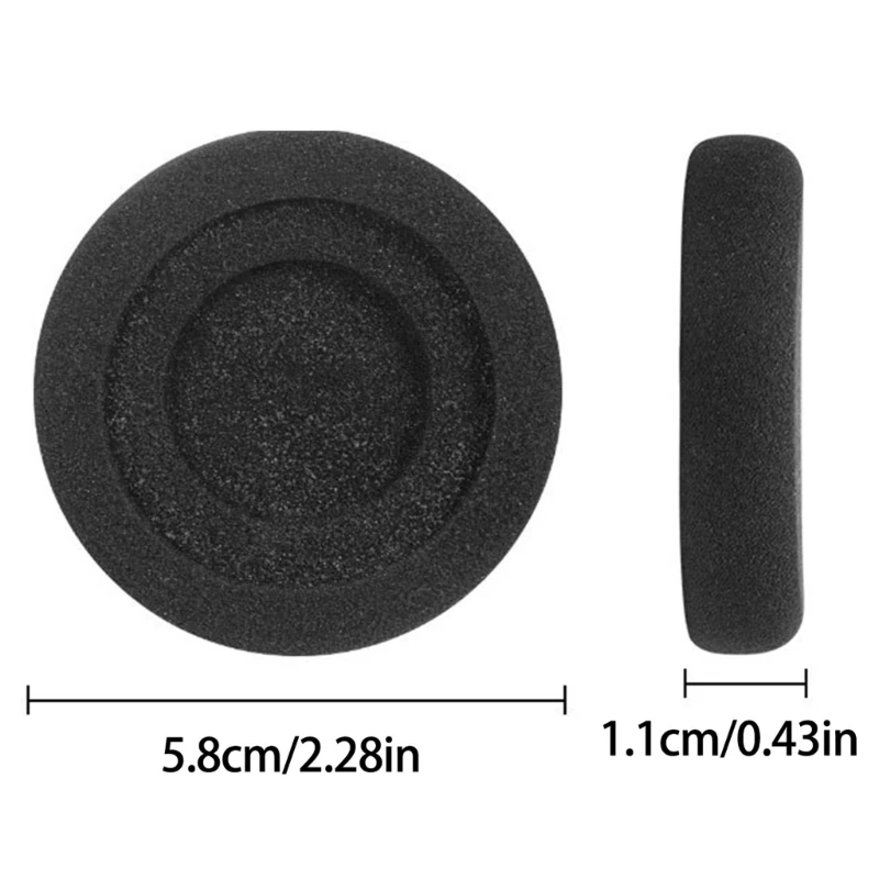 Coussinets d'oreille de remplacement pour téléphone, éponges confortables, isolation phonique supérieure, coussin d'oreille pour sauna Jabra Evolve 20, 20se, 30, 30II, 40