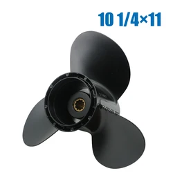 Outboard Propeller 10 1/4x11 58100-96420-019 For Suzuki Boat Engine DF20/25 V-twin DT25C DT30C DF25 DF30 DT20 DT25 10 Spline