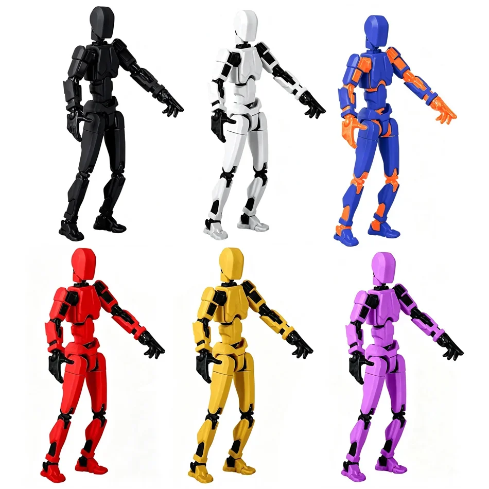 Multi-Jointed Movable Shapeshift Robot 3D Printed Mannequin Dummy Action Figures Toys Kids Adults Parent-children Games gifts