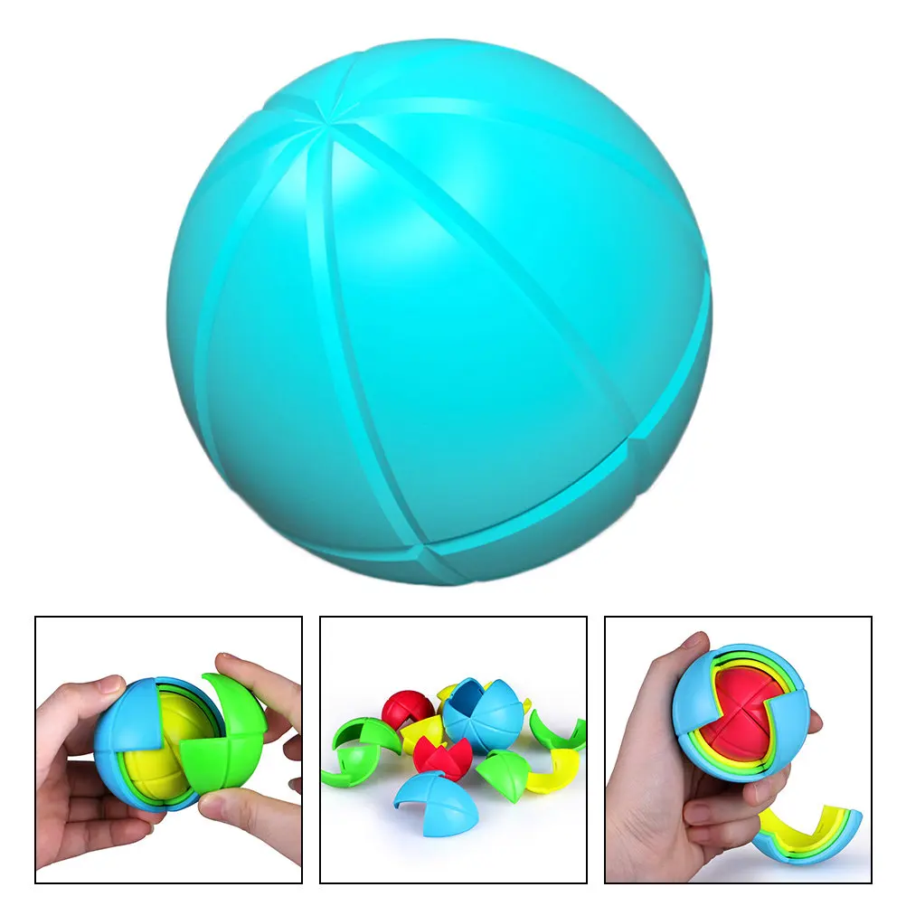 

Мини-3D-лабиринт IQ-головоломка: разноцветный развивающий мяч-головоломка для детей, игрушка для раннего обучения, подарок для развития интеллекта