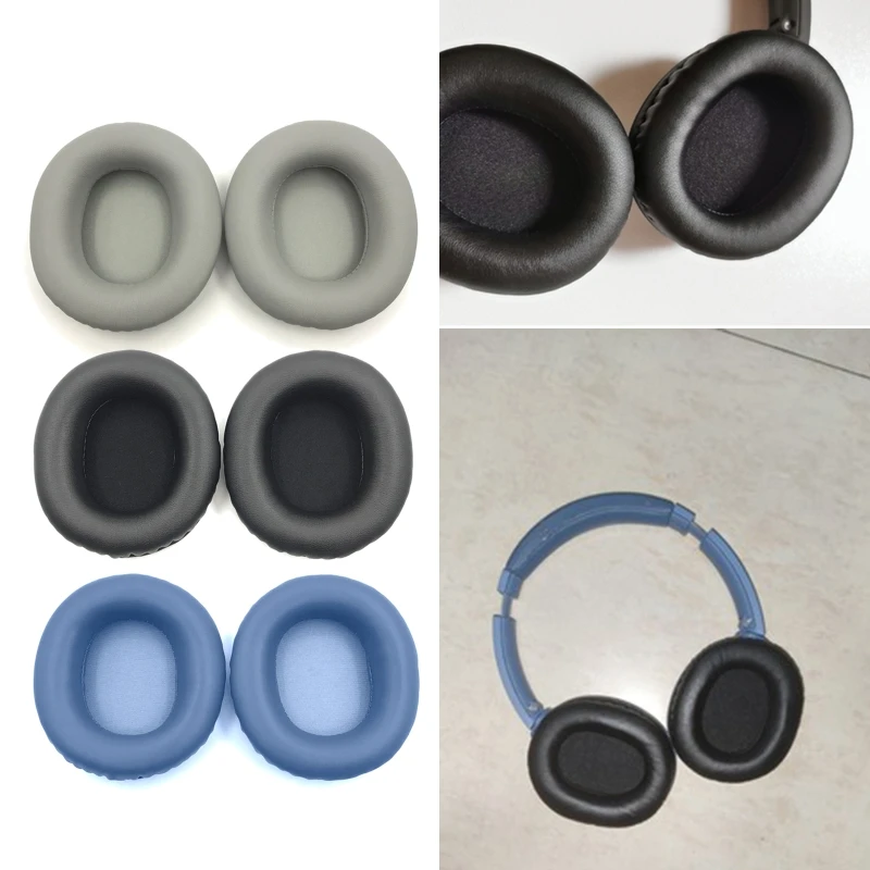 2Pieces Replacement Sponge Cushion Memory Foams Earphone Earpads Soft Ear Pads Repair for ATH-SR30BT AR5BT AR5IS Headset