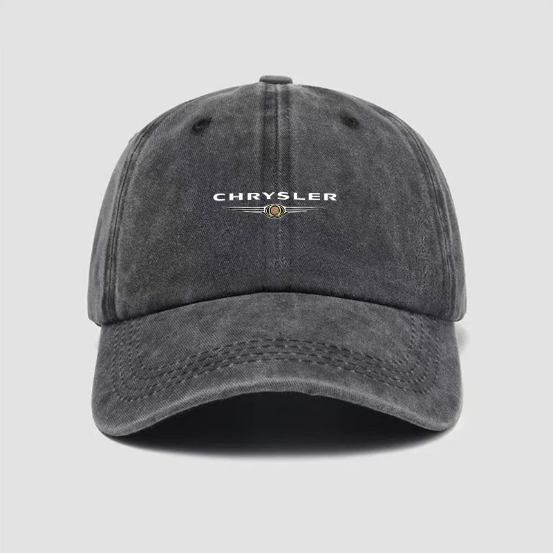 Boné de beisebol com logotipo de carro casual, chapéu protetor solar, vintage, hip hop, para Chrysler 300c Pacifica PT Cruiser Grand Town Country Voyager