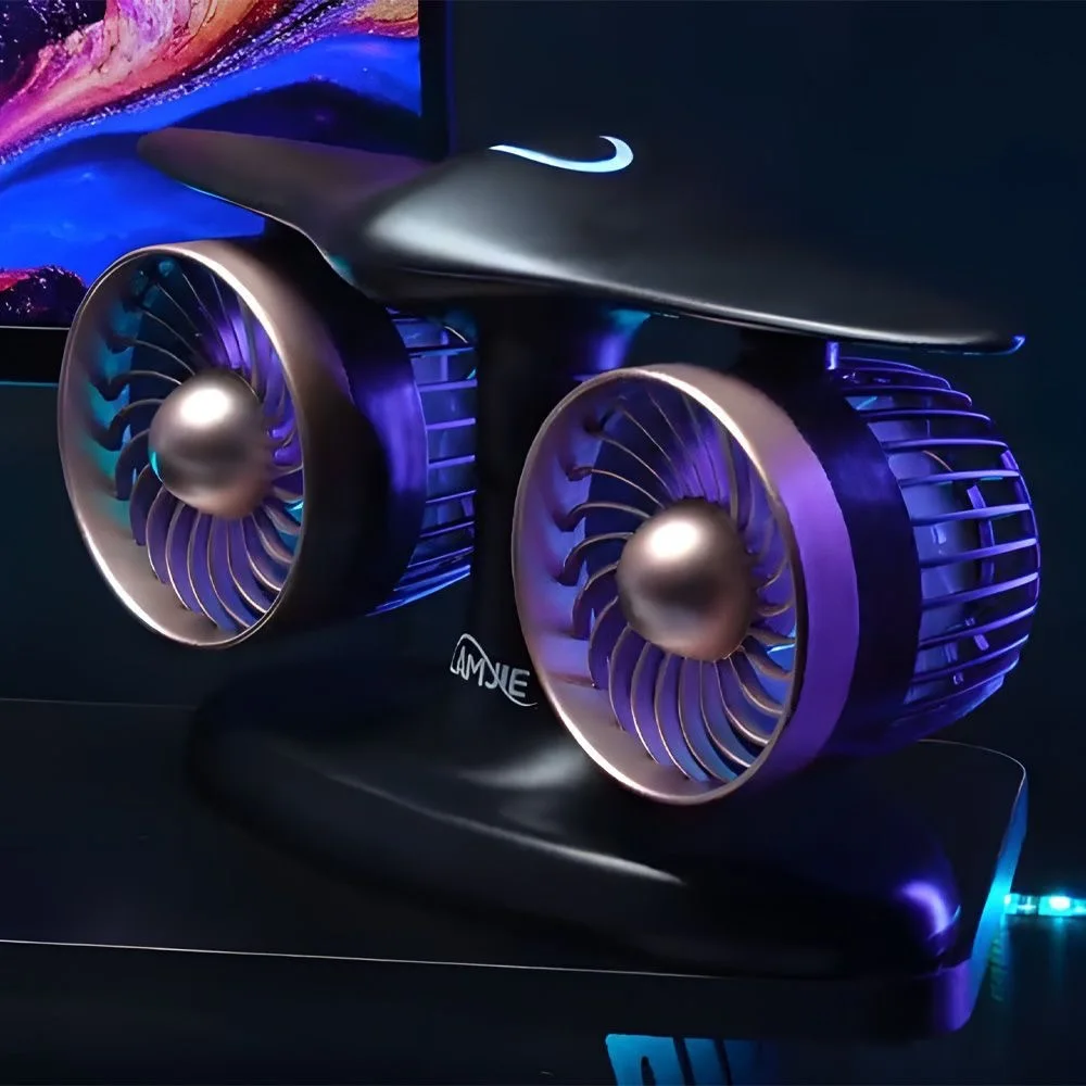Desktop turbofan, ultra long endurance office circulating fan, generation creative aircraft engine turbofan