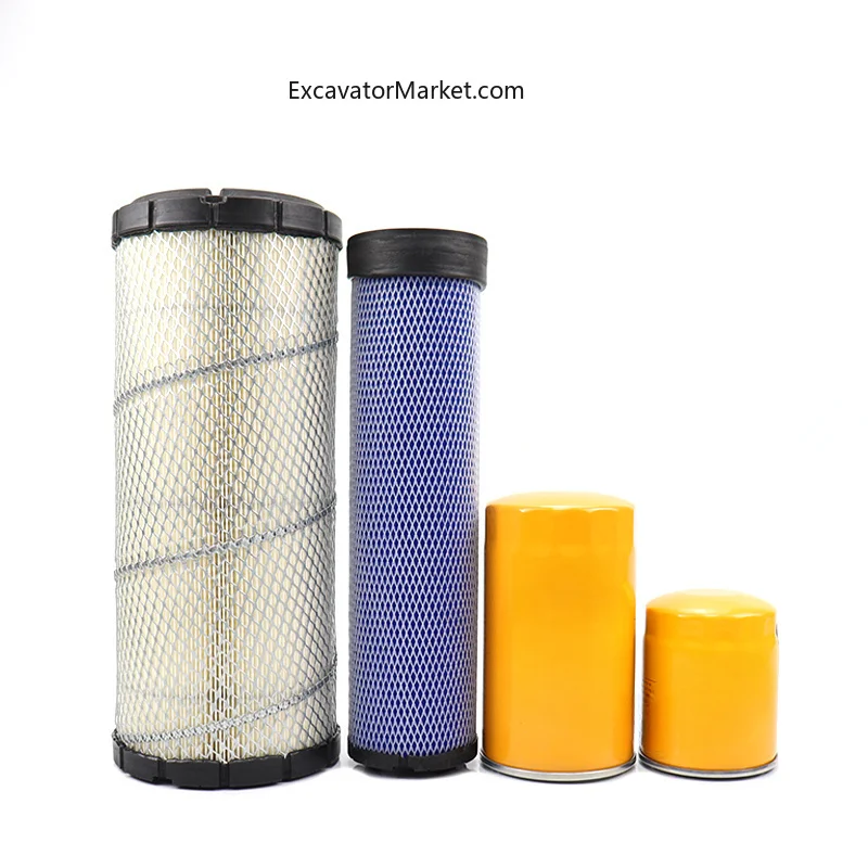 For LIUGONG CLG 9075E 908E DN Oil Diesel Air Filter Oil, Water, Paper Maintenance Parts high quality excavator accessories