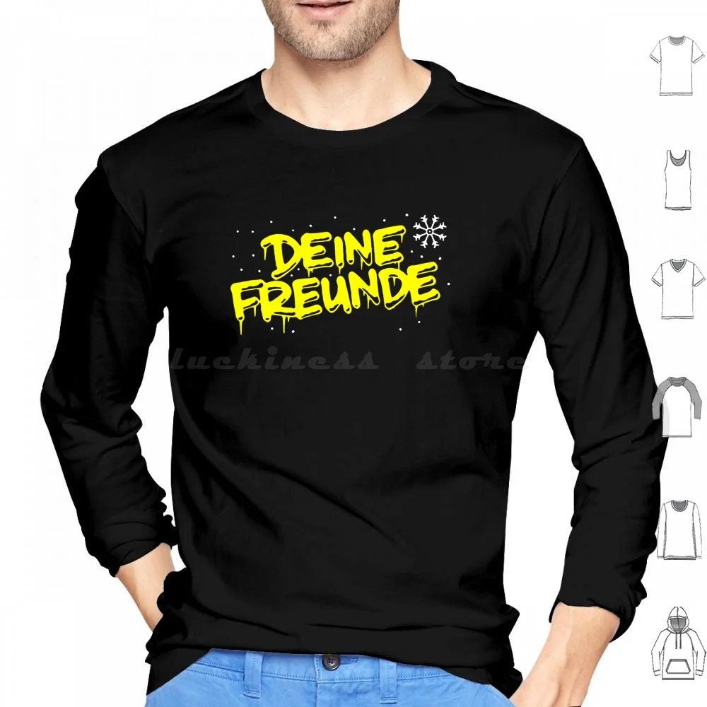 Deine Freunde 2 Hoodie cotton Long Sleeve Deine Freunde Band Deine Freunde Deine Freunde Logo