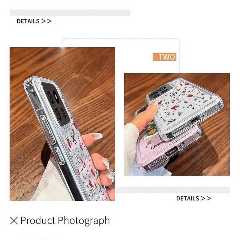 Funda de teléfono con estampado de árbol de Navidad para Xiaomi Redmi Note 14 Pro Plus 5G 14 13 12 Pro 4G 13C 14C 4G, funda de silicona suave a prueba de golpes