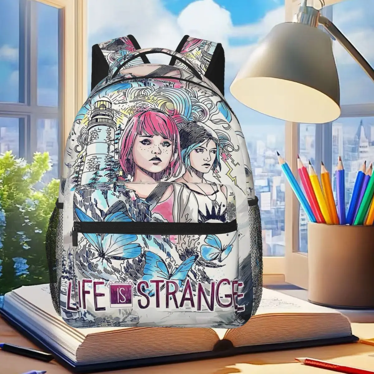 Life Is Strange Game Backpack Student Boys Girls BookBag Kids School Bag Computer Shoulder Bags for Men Women