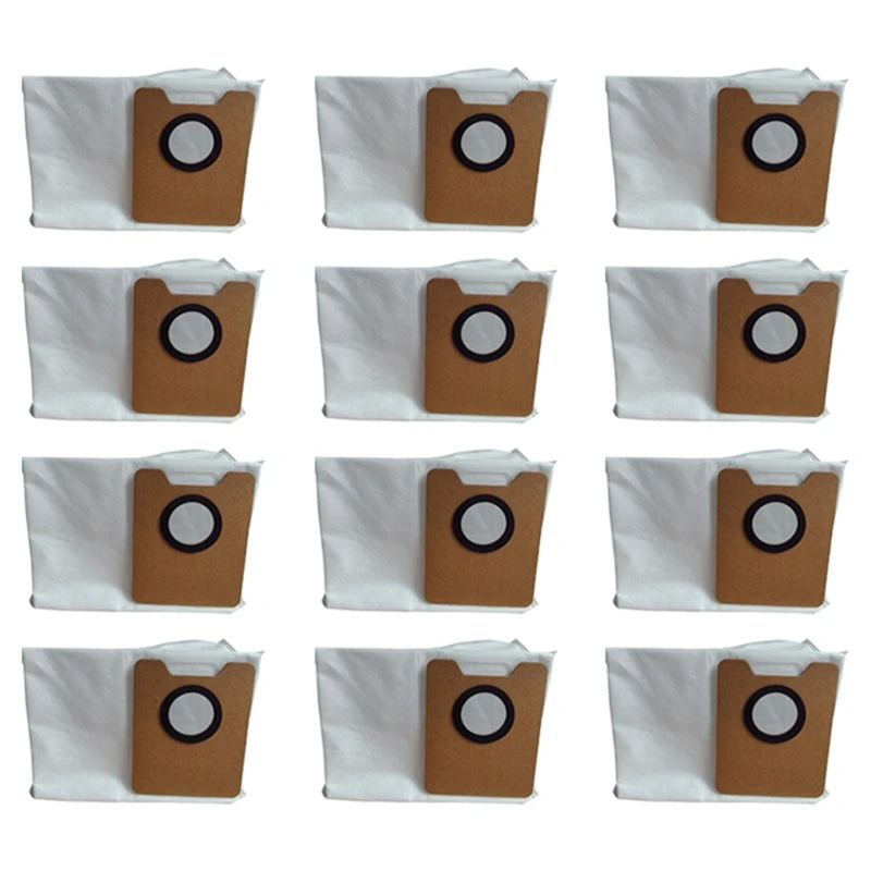 12PCS For Ecovacs Deebot  Y1 Plus Robot Vacuum Cleaner Parts Dust Bag Dust Bin Garbage Bag Vacuum Bag Accessories