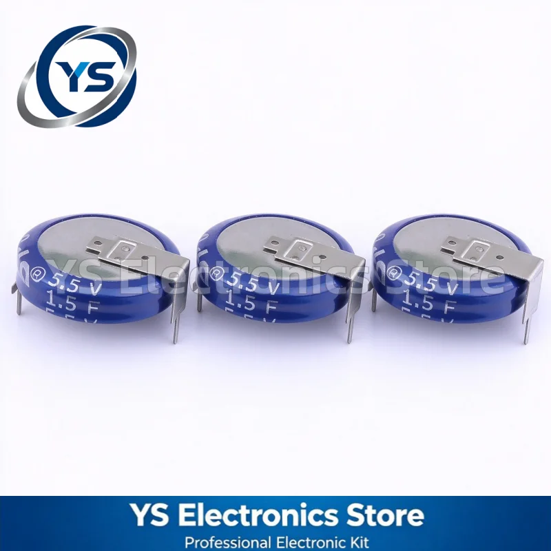 2pcs/lot 5.5V 1.5F H Type Terminal CDA CEN5R5155HF-ZG CEN Series Super Capacitor Ultra Farad Capacitors New High Quality