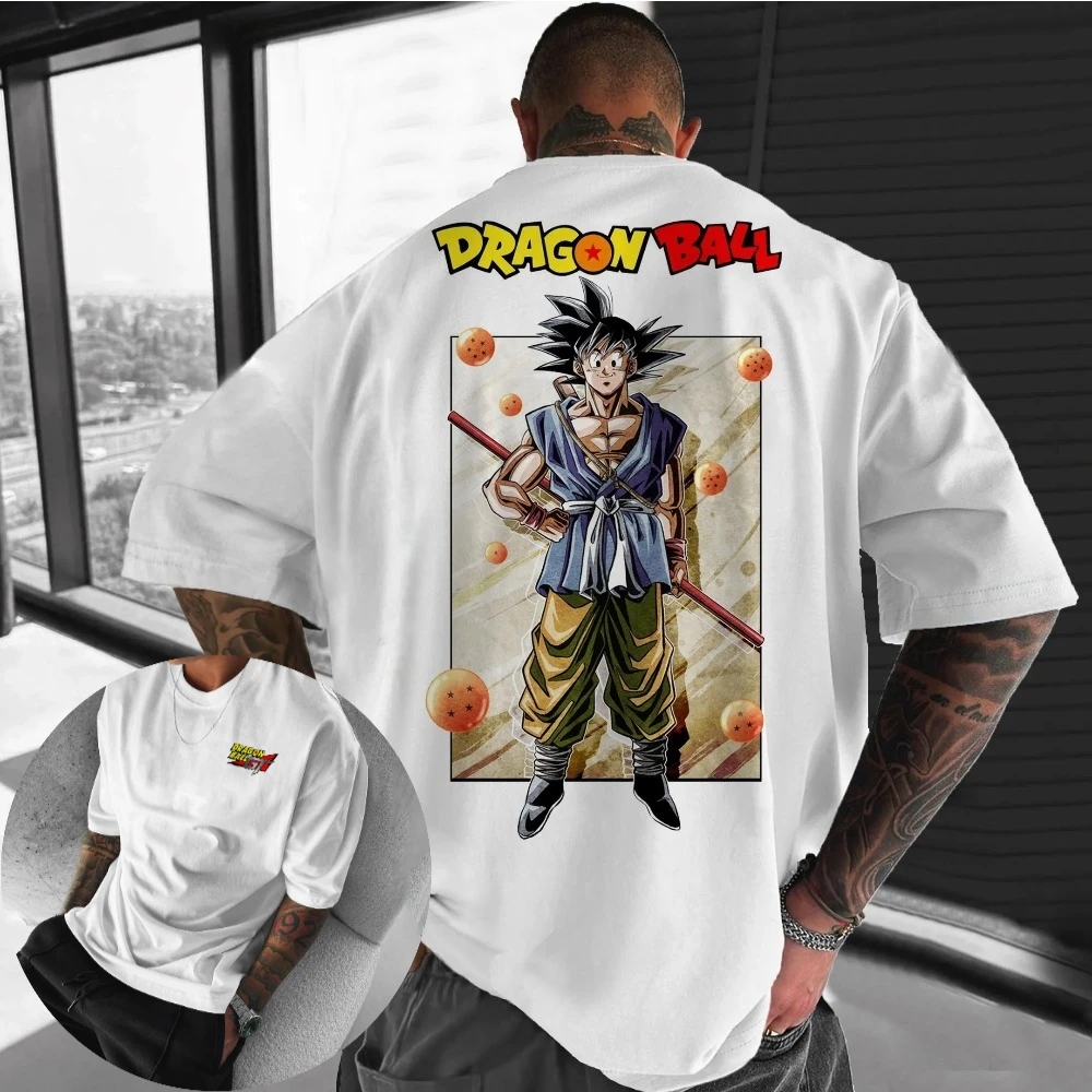 ドラゴンボール Z メンズ Tシャツ 孫悟空 夏アニメ Tシャツ 春と秋 ボーイズ 新しい半袖 個性 親子着用