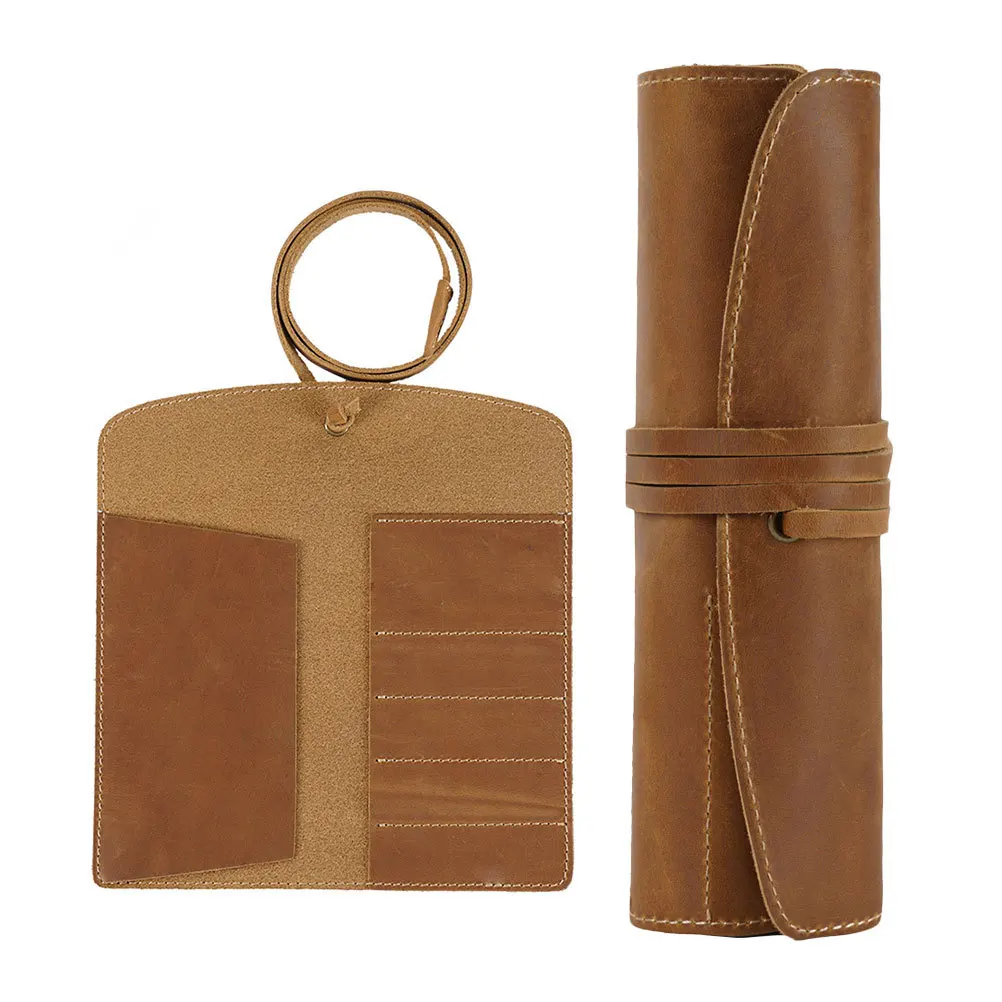 

Handmade Vintage Pen Case Pen Pouch Pencil Holder for Fountain Ballpoint