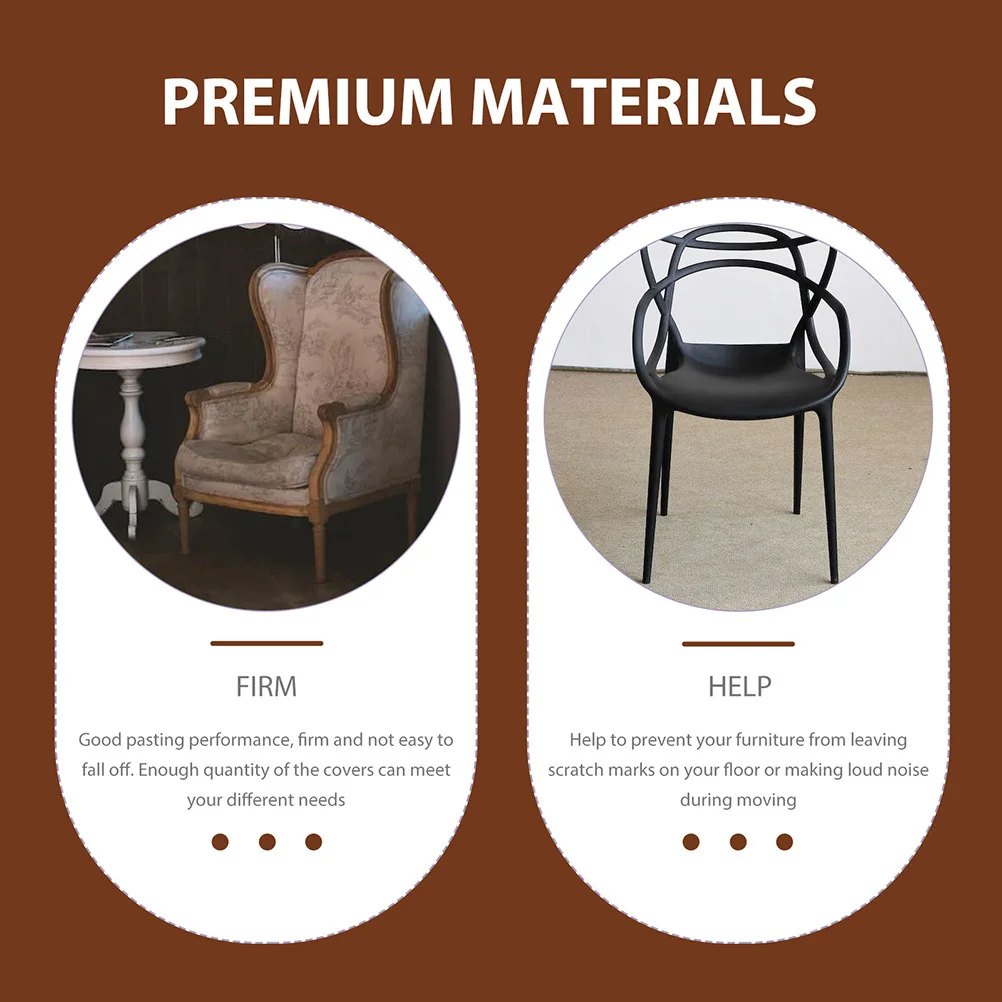 

180Pcs Non-Slip Felt Furniture Pads Floor Protectors Chair Leg Covers Furniture Foot Mats for Hardwood Floors Scratch Prevention