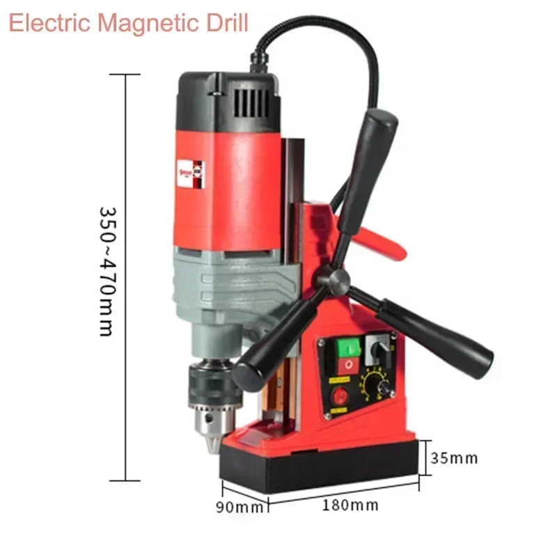 Portable Industrial Grade Magnetic Drilling Rig Magnetic Drill Press Electric Mag Bench Tapping Drilling Rig Machine for Enginee