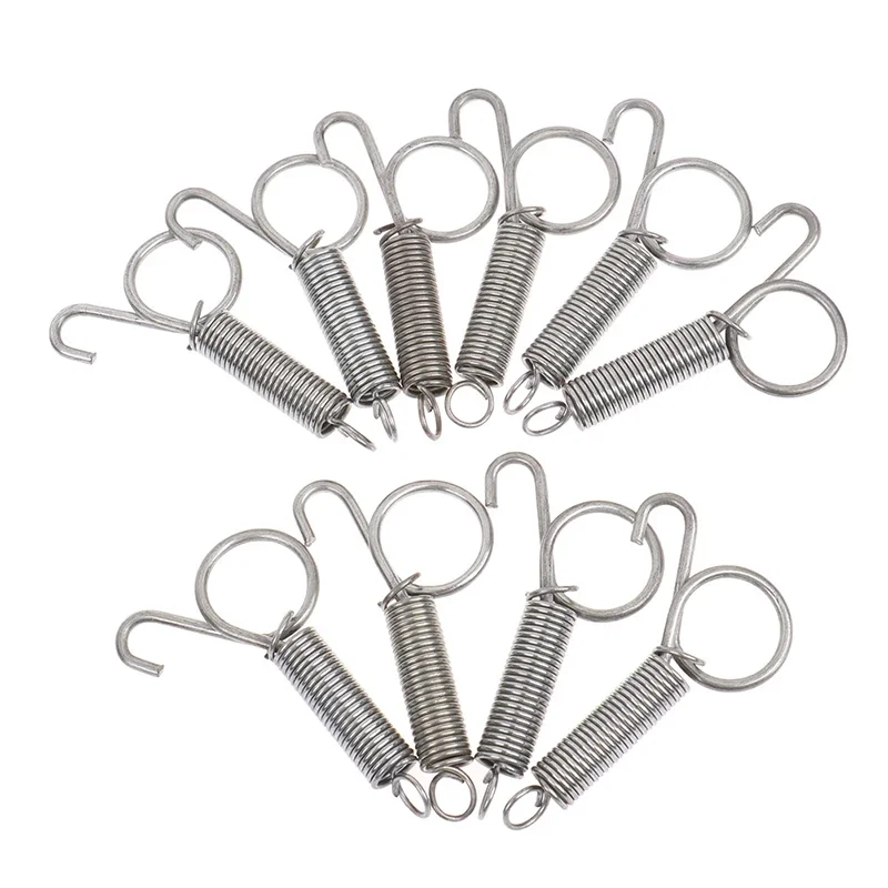 Multipurpose Spring Animal Cage Latches Lock Spring Rabbit Cage Door Tension Spring with Hook view 3
