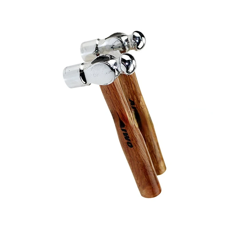 150g Wooden Handle Hammer Car Escape Tool Hand Hammer Multifunctional Hammer Metal Steel Durable Window Breaker Smashed Walnuts