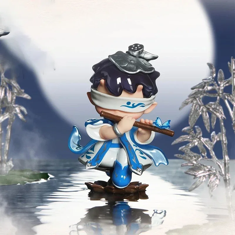 Lodii a música das montanhas e rios série caixa cega brinquedos kawaii anime figura de ação surpresa caixa mistério bonecas meninas presente