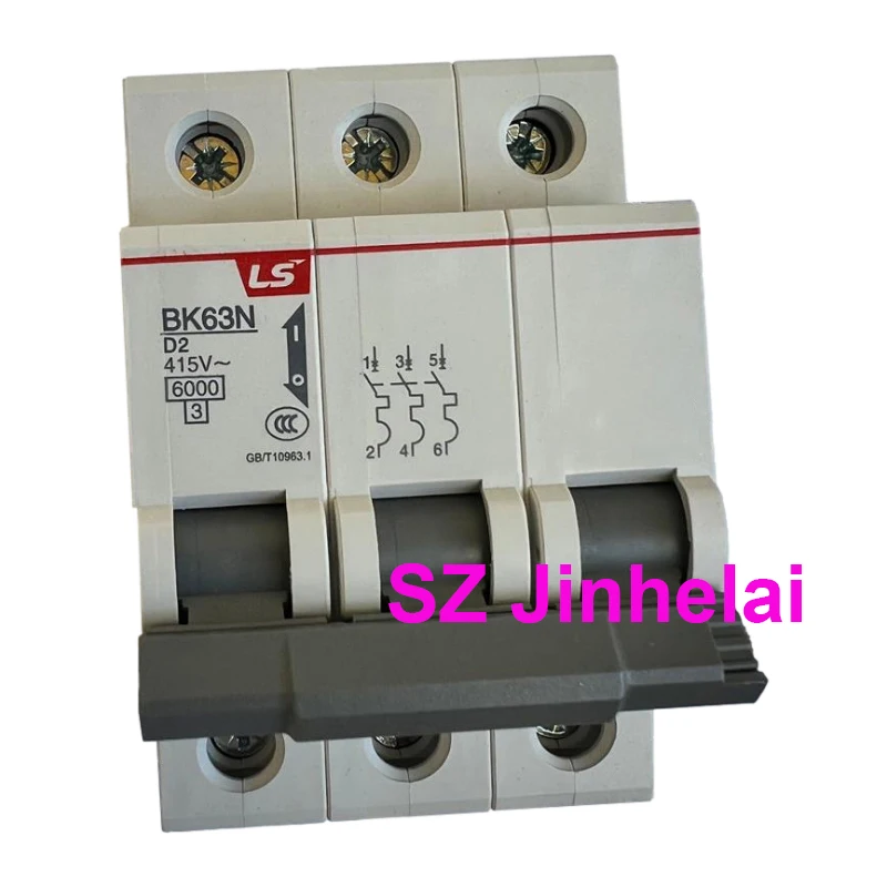 New Original LS BK63N 3P C D type Circuit Breaker 1A 2A 3A 4A 6A 10A 16A 20A 25A 32A 40A 50A 60A (substitute BKN) Air Switches