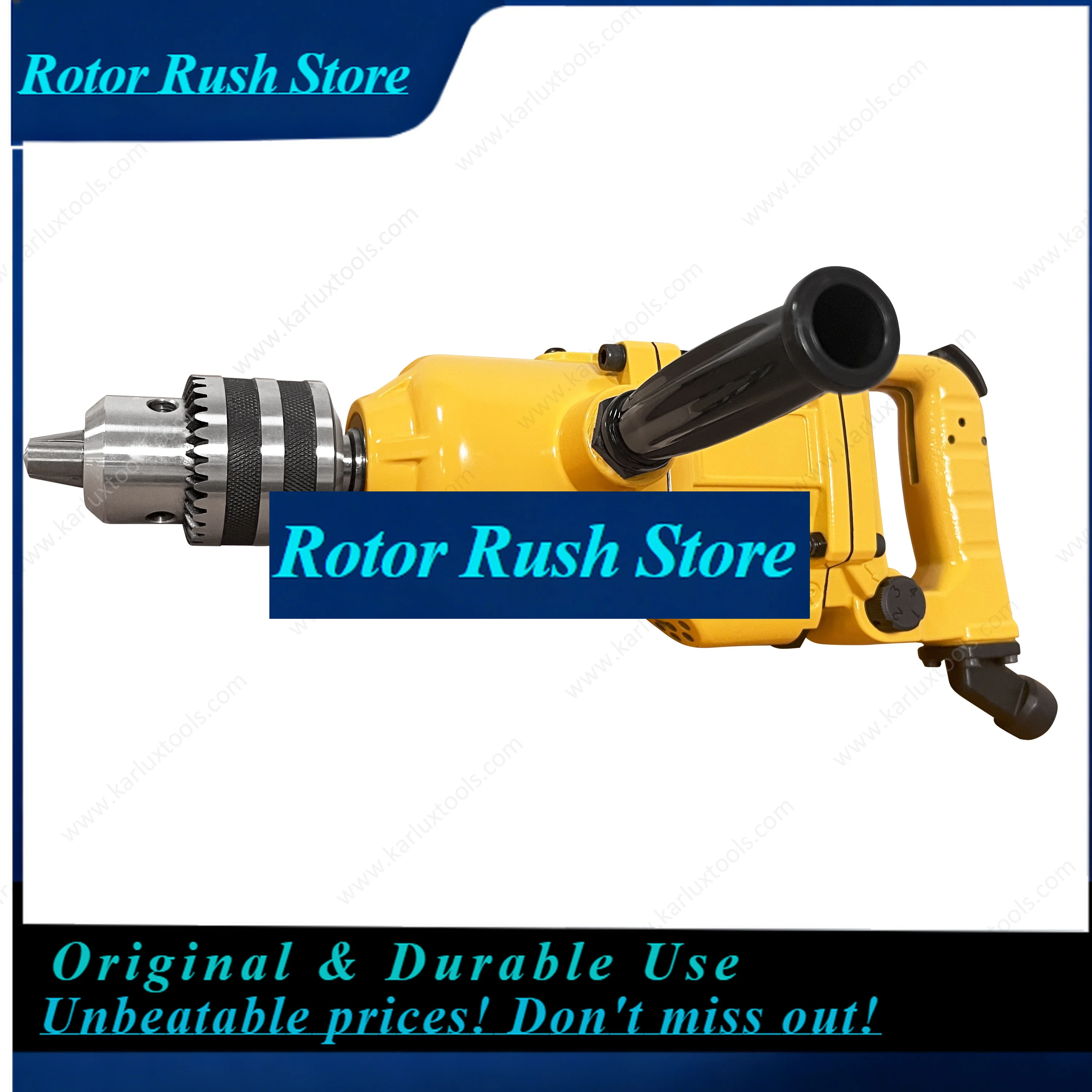 RoRuS1000 Rpm Tapper Type Heavy Industrial Pneumatic Drill Straight Reversible Air Drill