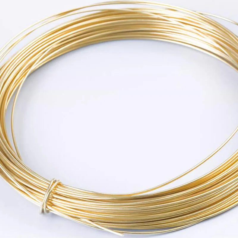 Brass Round Bare Wire For Jewellery Craft Soft Fully Annealed