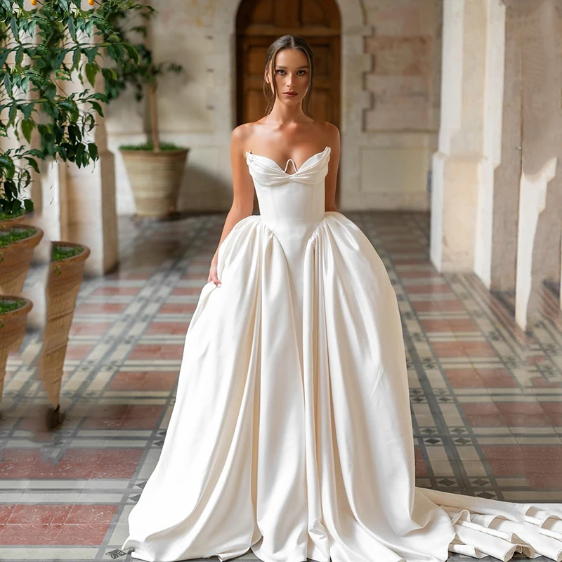 

Eightree 2026 Princess A-Line Wedding Dresses Sweetheart Floor Length Bridal Dress Formal Wedding Ball Prom Gowns Customized