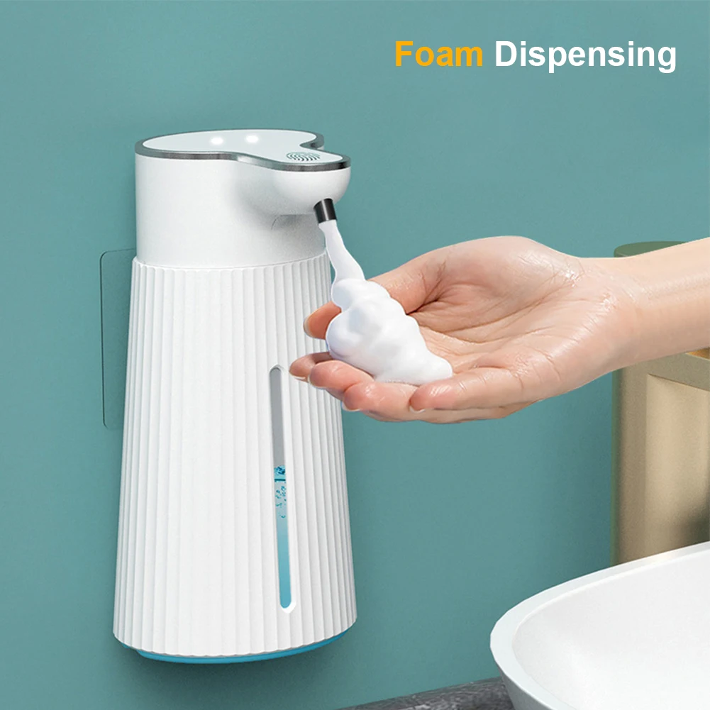 400ml Smart Washing Hand Machine Wall Mounted Liqiud Soap Dispenser USB Charging Touchless Hand Soap Dispenser for Home Offices