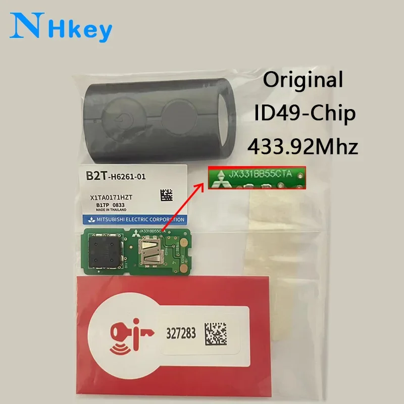 

NHkey B2T 433.92MHz ID49 Chip Original Remote Control Key for Yamaha NVX NVX155 XMAX XMAX300 QBIX AEROX JAUNS Motorcycle Scooter