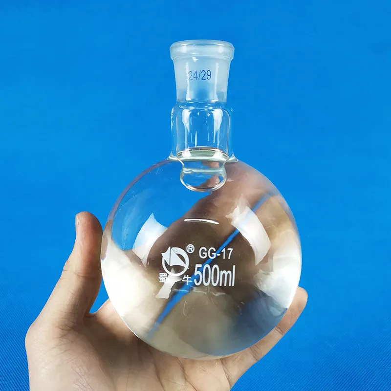 Dxy 50/100/150Ml Single Neck Round-Bottom Flask,Boiling Flask Round Bottom,Short Neck Standard Ground Mouth Joint 24/29