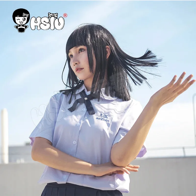 Девушка из никуда, косплей Nanno, одежда для косплея, школьная форма, студенческая юбка HSIU, большие размеры, тайская школьная форма, косплей