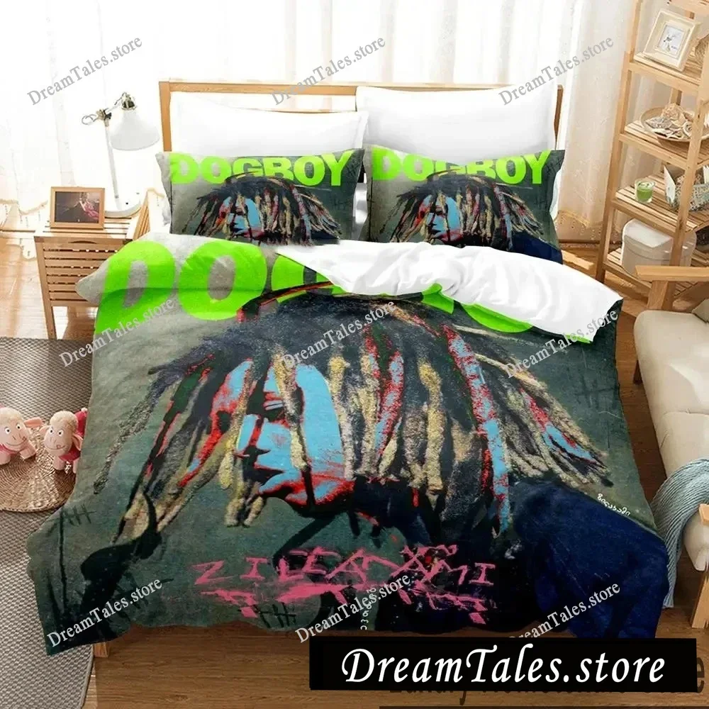 

3D Print Zillakami Rapper Bedding Set Boys Girls Twin Queen King Size Duvet Cover Pillowcase Bed Boys Adult Home Textileextile
