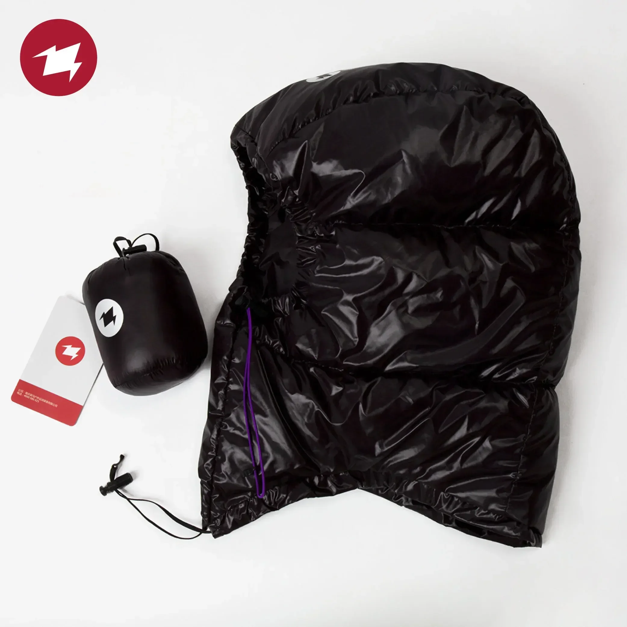 AEGISMAX Gorros para senderismo al aire libre, sombrero de plumas de ganso para acampar, saco de dormir ultraligero, accesorios para invierno frío, mantiene el calor para adultos