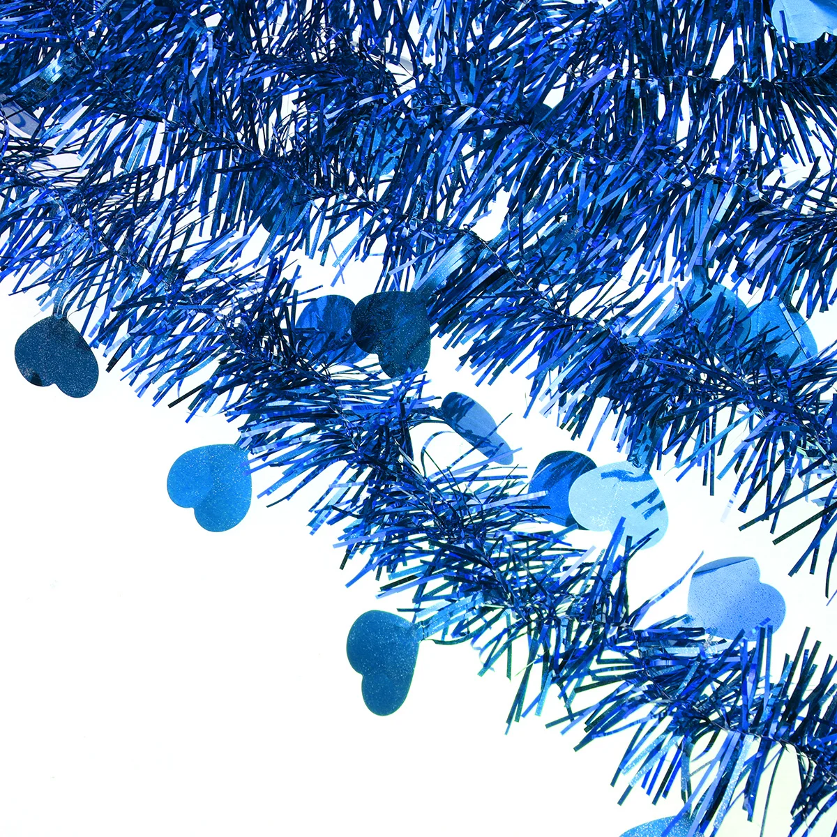 

10Pcs Metallic Colored Garland Sparkling Tinsel Ribbon Festival Party Wedding Christmas Decoration Reusable Soft Light