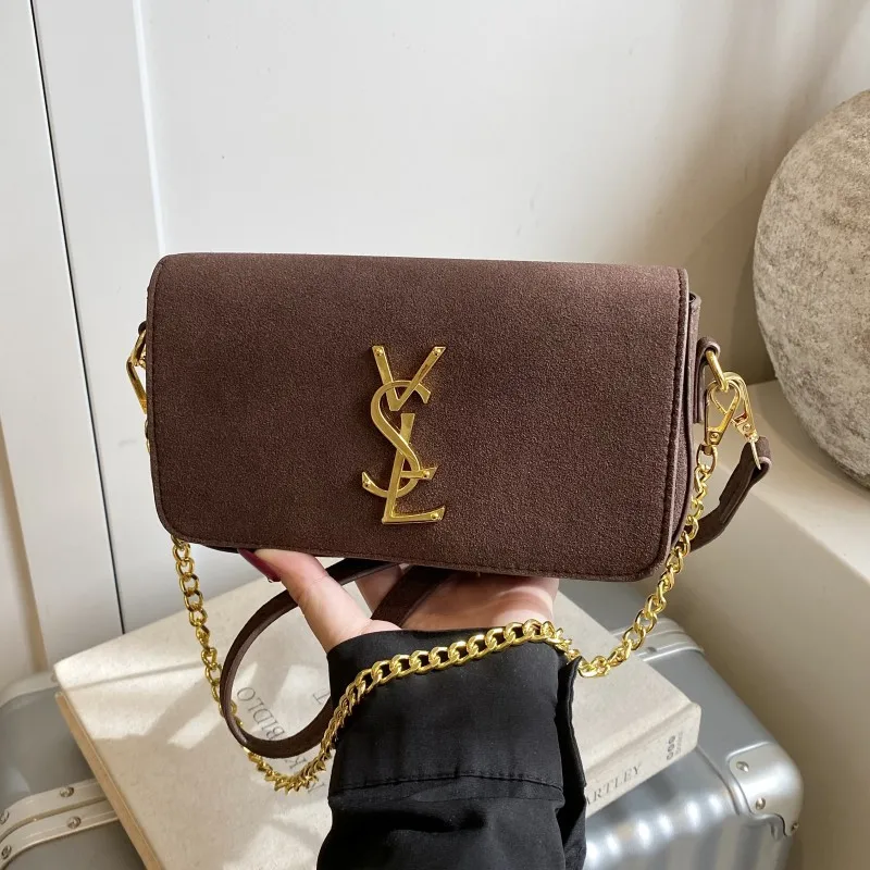 

Сумка с матовым ремешком на цепочке, мини-квадратная женская сумочка под мышками, универсальная сумка через плечо, матовая сумка через плечо