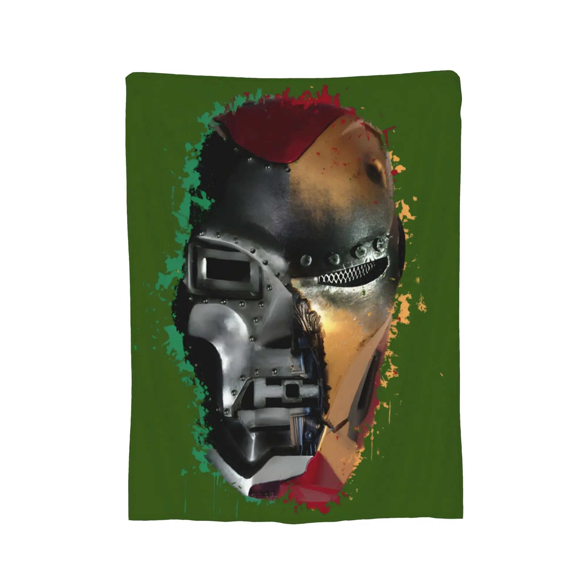 Dr Dooms Iron-Doom Plush Blanket Fashion Throw Blanket for Home 200x150cm Bedspreads