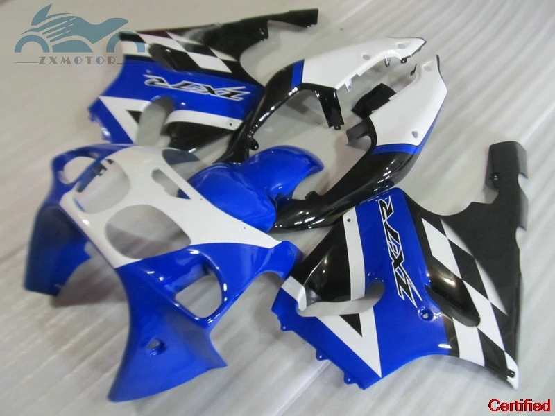 

Высококачественные комплекты обтекателей для мотоциклов Kawasaki Ninja ZX7R 1996 1997 1998 2003, комплект обтекателей из АБС-пластика ZX 7R 96-03, синий, черный