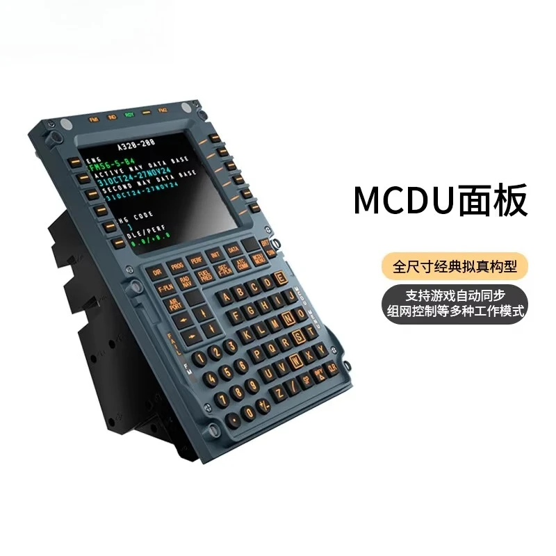 Civil Aviation Flight Joystick A3XX Control Panel Xplane 11/xplane 12/Simulated Flight 2020/MSFS 2024/fenix MCDU