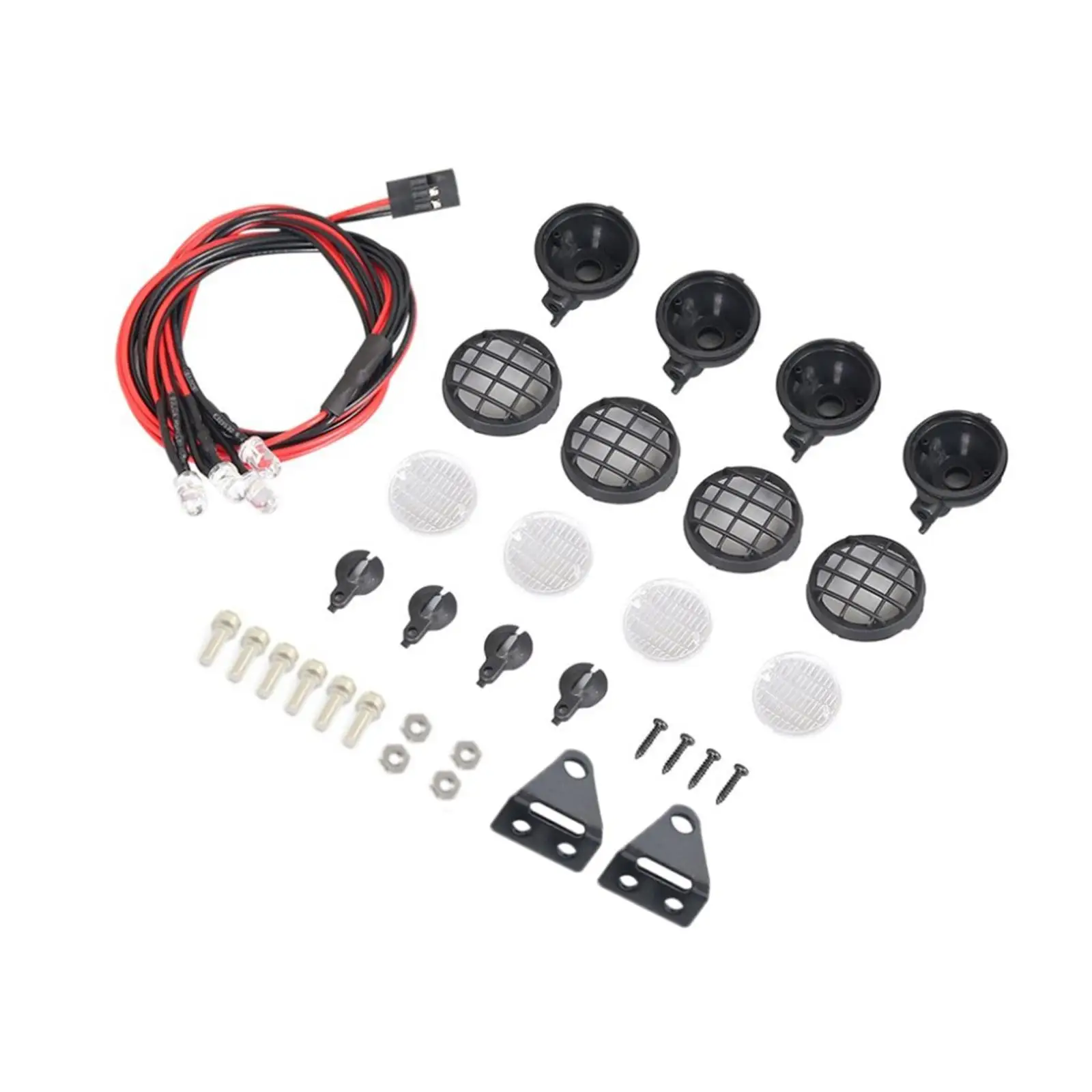 1/24 4 LED Lamp for Axial SCX24 AXI90081 Vehicles Car Spare Parts