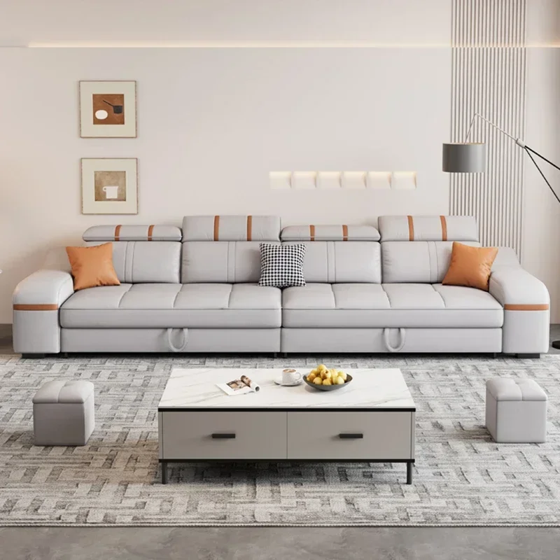 

Minimalist Fabric Modular Sofa With Dual-use And Direct Folding Functions, Japanese-style Foldable Sofa Bed,