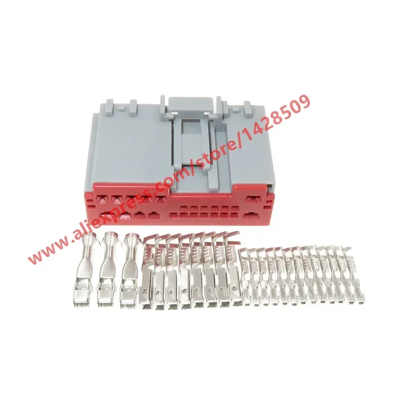 1 Set 24 Pin Car Auto Power Speaker Cable Plug Audio Connection Wire Connector With Terminals For BUICK