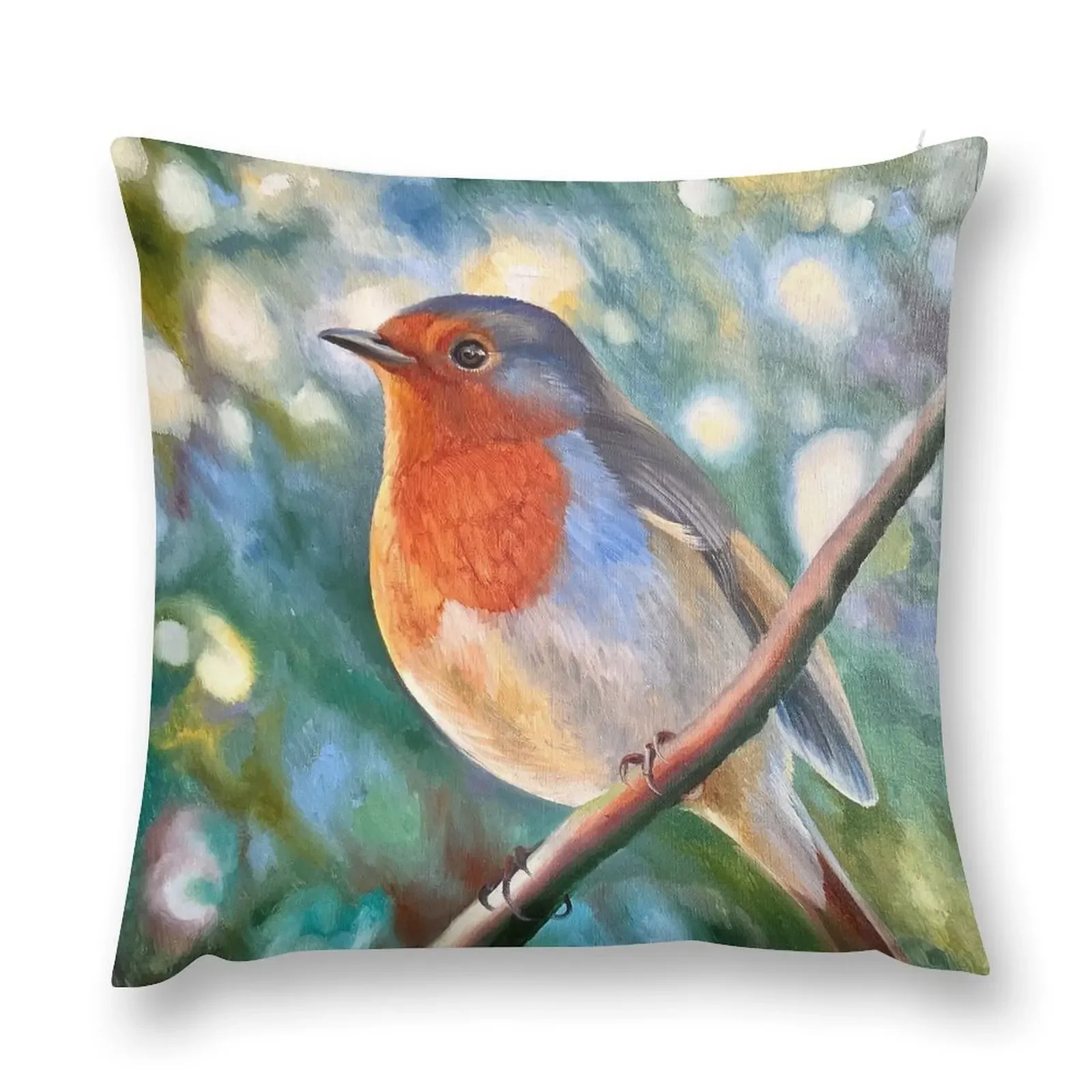 Robin Throw Pillow Decorative Cushions Cushions pillow