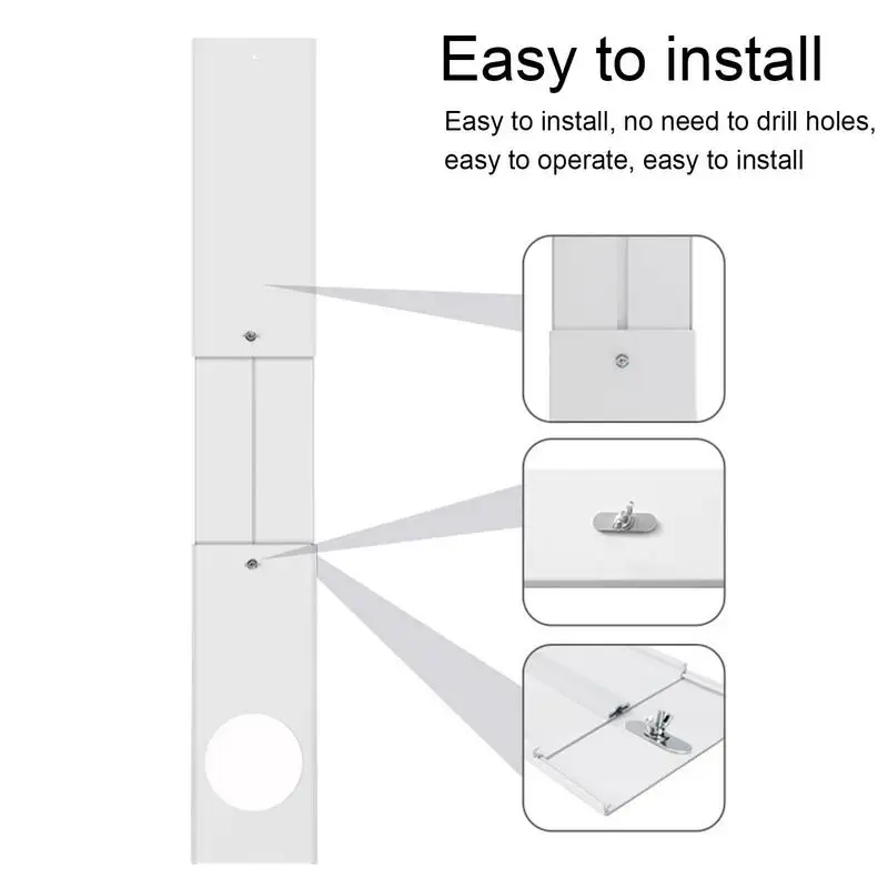 Window Seal for Portable Air Conditioner | Air Conditioner Window Kit and AC Window Seal Kit for Air Conditioning Window Vent an