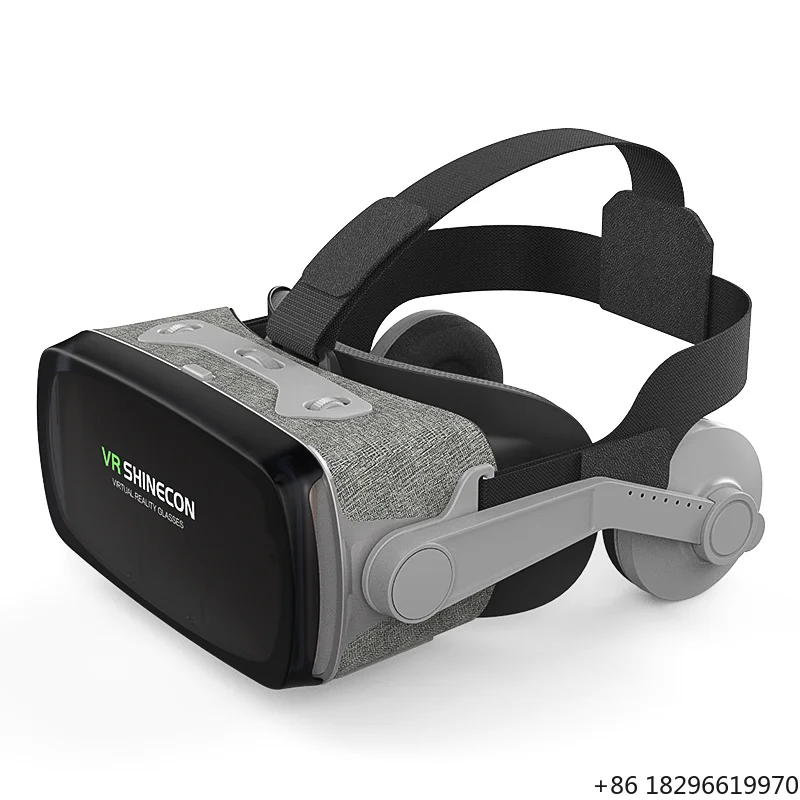 Adjustable 3D Virtual Reality Headset Metaverse Gaming Mobile Phone Compatible VR Glasses