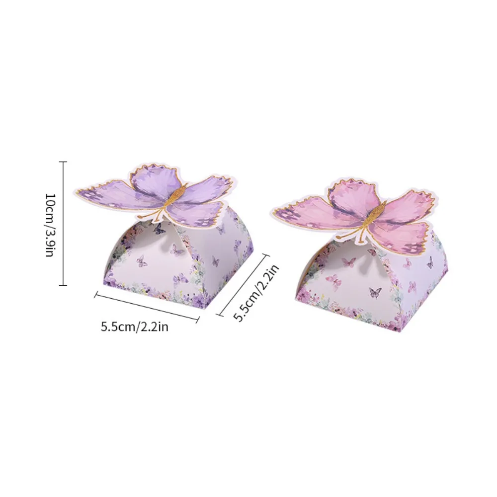 12/24 Stück kreative Schmetterlings-Süßigkeitenboxen für Geburtstag, Hochzeit, Valentinstag, Muttertag, Gedenkfeier, Karneval, Süßigkeiten-Geschenkverpackung – Detail 5