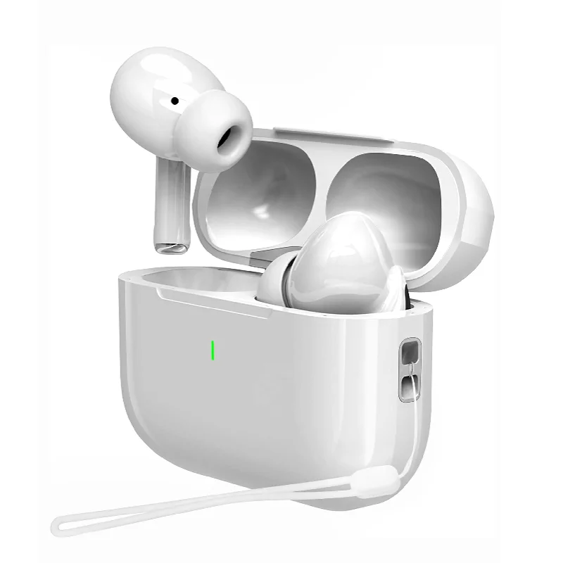 سماعات Airs Pro اللاسلكية سماعات بلوتوث سماعات أذن TWS مع نافذة Siri المنبثقة مقاومة للماء لتحديد المواقع والتحكم باللمس لنظام Ios