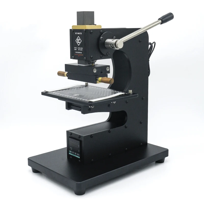 Manual Leather Creasing Machine, Digital Hot Stamping LOGO Embossing Heat Press, for Markings, Aliexpress Hot Selling