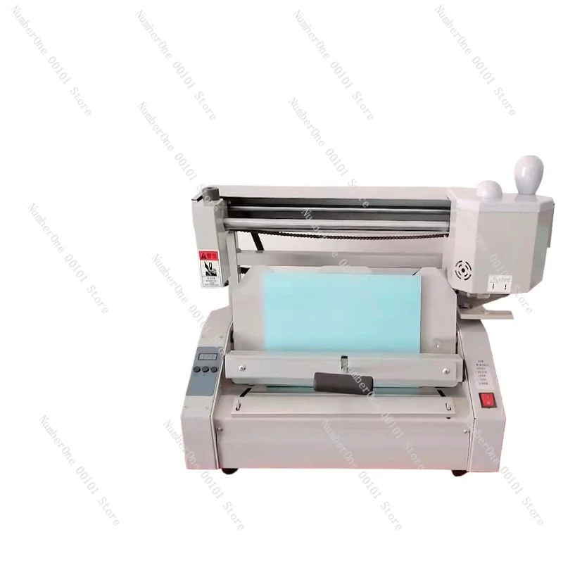 Color crown binding machine, wireless hot melt manual small binding machine indentation machine paper cutter tender