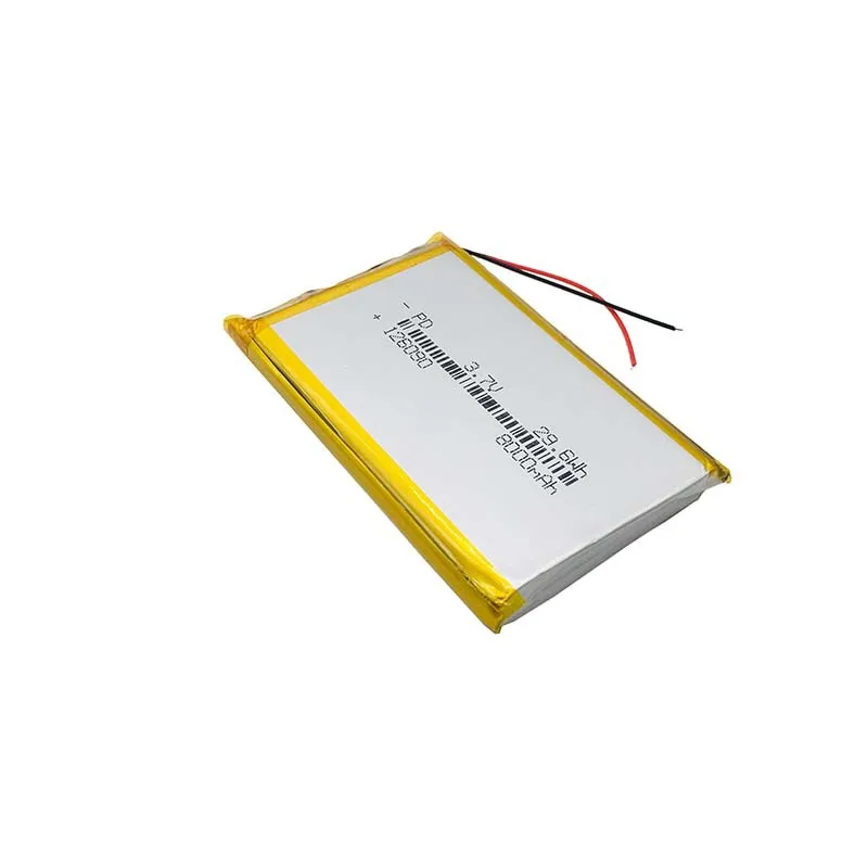 126090 3.7v 8000mAh Lithium ion Polymer Battery