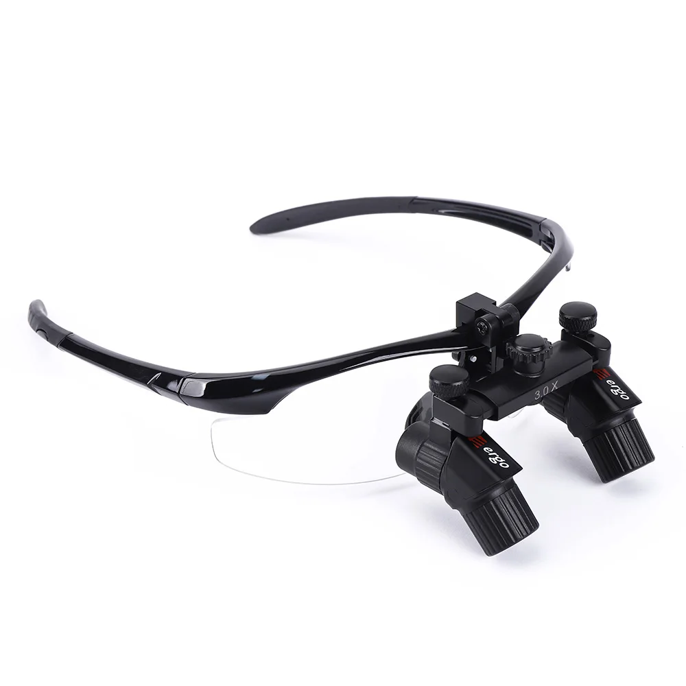 3.0 Ergonomics Dental Loupes With LED Wire Light Surgical Head Lamp Dentist Tools Dentistry